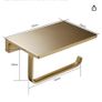 toilet roll holder gold Image 5