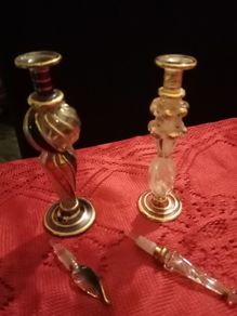 old. vintage. perfume. bottles
