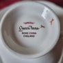 20 Piece Queen Anne Opera Pattern Bone China Gold Gilt Tea Set For 6 Person Setting Made In England Image 10