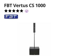 FBT Vertus CS-1000  system