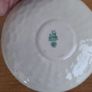 Pair of Vintage Belleek Cups and Saucers 6th Mark Shamrock Image 5
