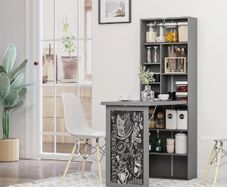 Folding Convertible Desk with Blackboard