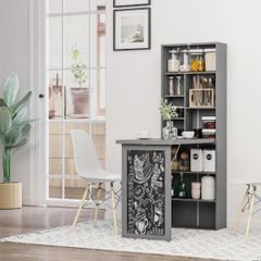 Folding Convertible Desk with Blackboard