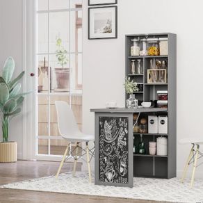 Folding Convertible Desk with Blackboard