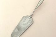 Art nouveau silver plated cake server