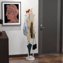 Bamboo Coat Rack Free Standing