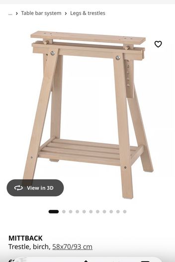 table trestle legs