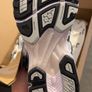 ASICS Grey White Silver Trainers Sneakers Size 42 Image 2