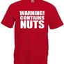Warning Contains Nuts  Funny Gift Ideas For Men tee top shirt Image 5