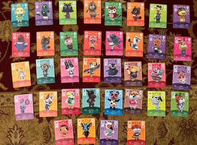 Series 4 Animal Crossing Amiibo Cards