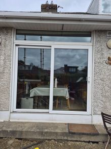 Fairco sliding door and transom window