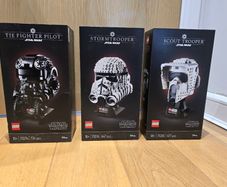 Lego Star wars Helmets 75274, 75276, 75305