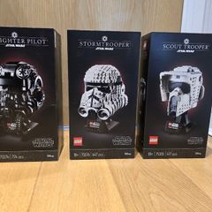 Lego Star wars Helmets 75274, 75276, 75305