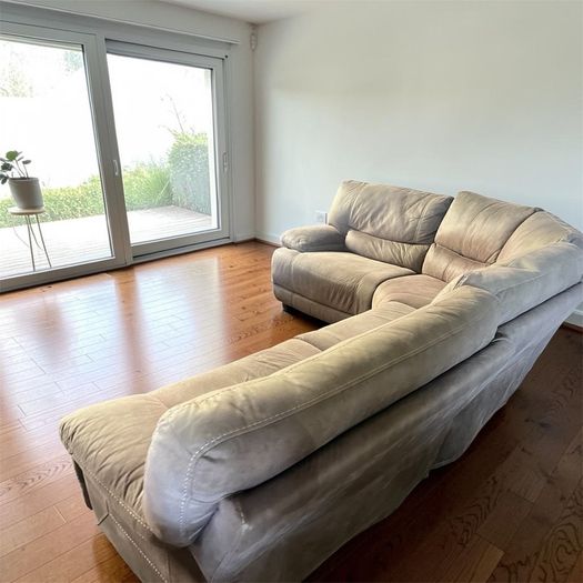 Large Beuge corner recliner sofa + matching 2 seater
