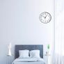 Wall Clock, 12 ''Non-ticking Silent Quartz Decorative Clocks, Modern Large Number Round Clock Image 5