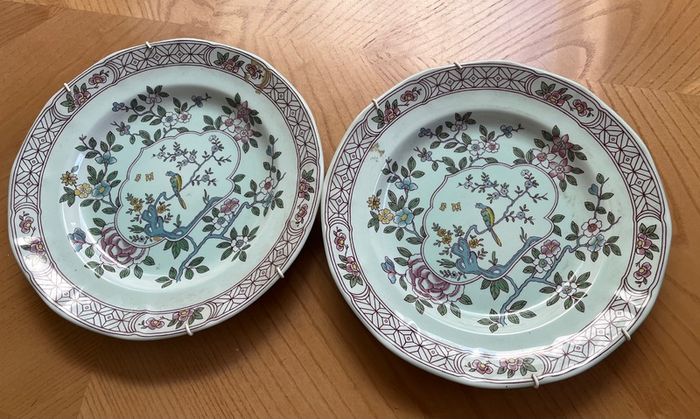 2 ADAMS English Ironstone Plates