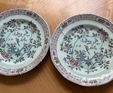 2 ADAMS English Ironstone Plates