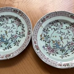 2 ADAMS English Ironstone Plates