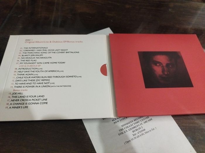 Billy Bragg the Internationale cd/dvd set