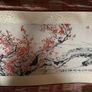 Chinese "Nature themed" Hand painted Silk scroll art Image 7