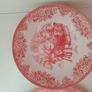 Royal Stafford Red Christmas Santa & Reindeer Plate and Bowl Image 3