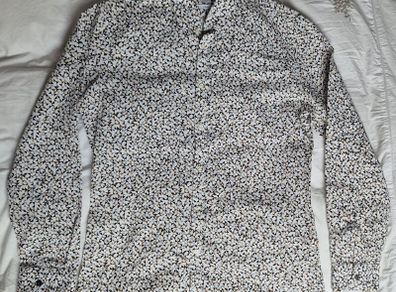 ZARA slim fit patterned shit