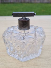 Vintage Crystal Perfume Bottle