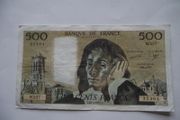 1987 France 500 Francs. Nice Condition