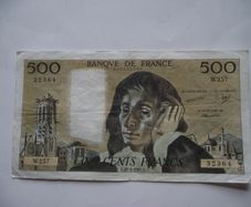 1987 France 500 Francs. Nice Condition
