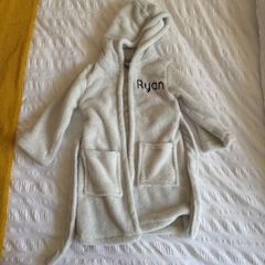 Boy dressing gown, embroided Ryan