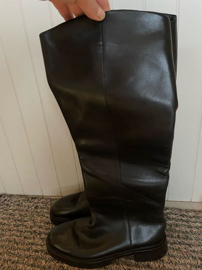 tall boots riding black women Jigsaw size 5 BNWT