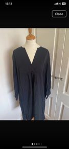 White Label tunic - black - size 14 with pockets