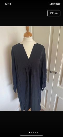 White Label tunic - black - size 14 with pockets