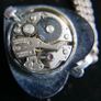 Vintage Sutton Wind Up Swiss Pendant Pocket Watch Silver Tone Heart Shaped (works well) Image 8