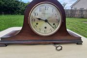 Antique mantel clock signed Sharman D. Neill Ltd of Belfast