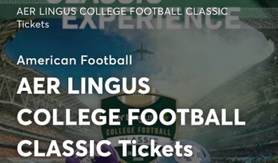 2 College Football Classic - Aviva Aug 29th