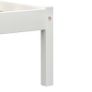 Bed Frame White Solid Pine Wood 140x200 cm Image 3