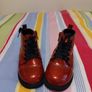 Red Patent Glitter Boots Image 8