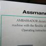 Antique Assmann 2000 - the Dictation Machine with Re-recordable Magnetic Records Image 4