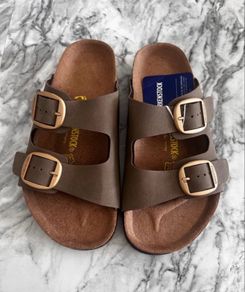 Birkenstock Arizona big buckle mocha brand new size 37 / uk 4.5