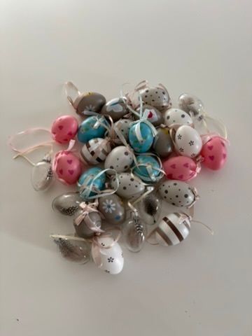 Lot of Easter Egg Ornaments
