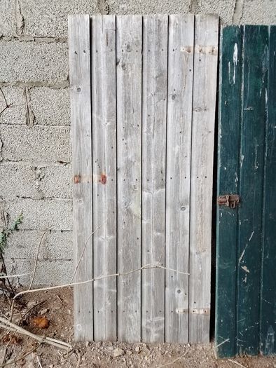 Traditional wooden garden gate