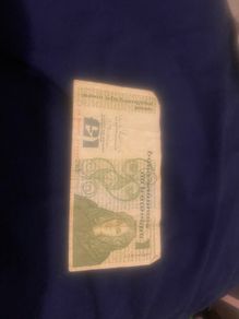 1989 one pound irish note