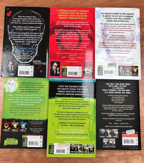 Books 1-6 of The Enemy series by Charlie Higson