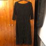 Black gothic midi dress Image 4