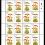 2008 Ireland Fauna & Flora: Fungi Commemorative Stamp Sheetlet Plate 1A1A1A1A Mint Never Hinged (MNH) Image 2