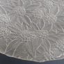 Large Vintage Frosted Glass Fruit Bowl/Round Platter/Centrepiece With a Floral and Foliage Pattern in the Lalique Style, but Unknown Maker Image 3