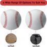 Standard 9-Inch Baseball, One Soft And One Hard Two Baseball Ball, Rounders Ball for Practice & Games, Ball Training Baseball for Outdoor Sports for Youth And Adult Image 4