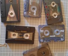 6 High quality Chrome Cassette Tapes Mix Tapes