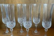 6 Vintage Champagne Flutes